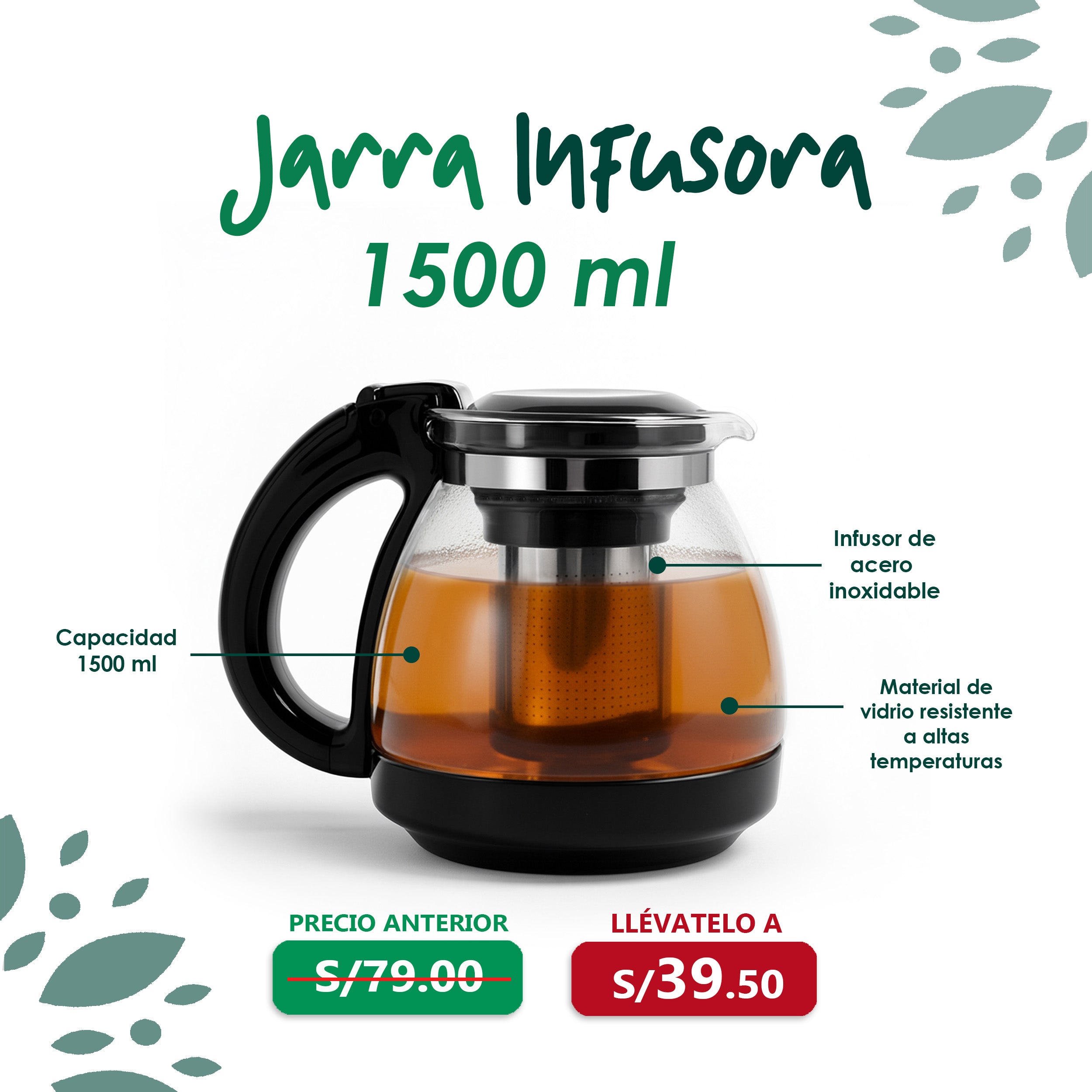 Jarra infusora 1500ml