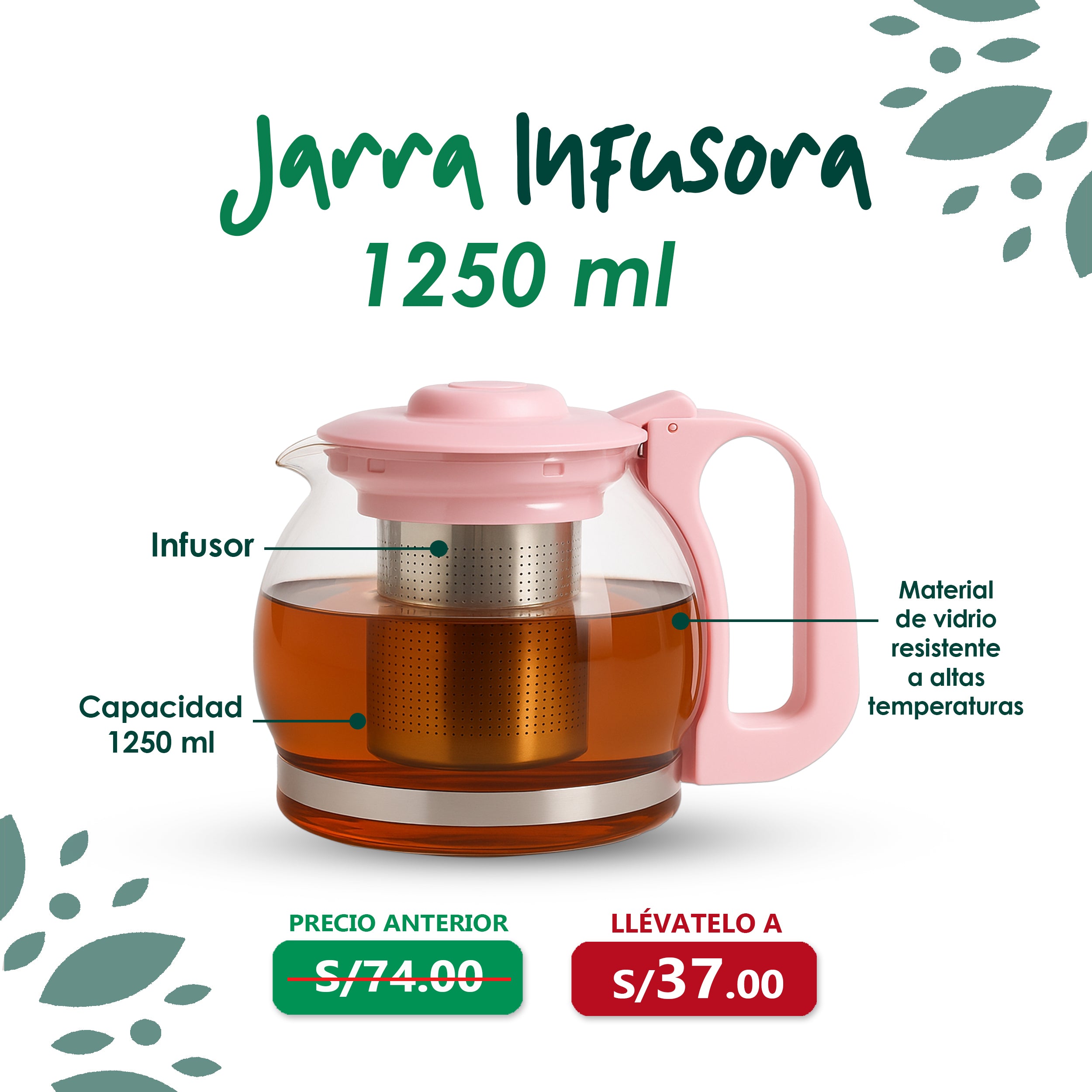 Jarra infusora 1250ml