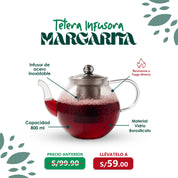Tetera infusora Margarita 800ml