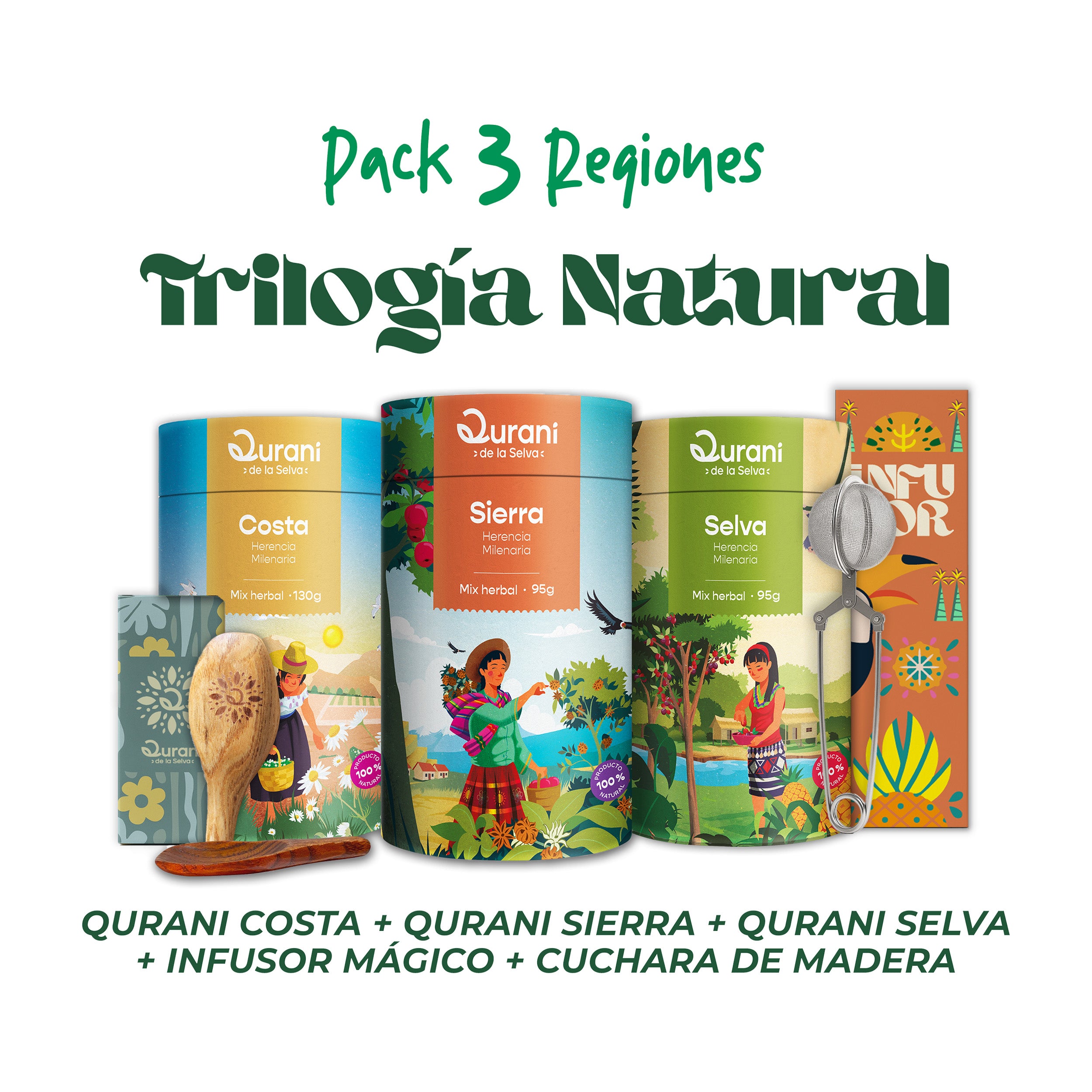 Pack 3 Regiones Trilogía Natural