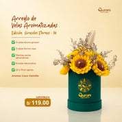 Arreglo de Velas Girasoles Eternos M