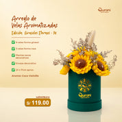 Arreglo de Velas Girasoles Eternos