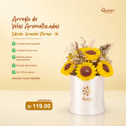 Arreglo de Velas Girasoles Eternos M