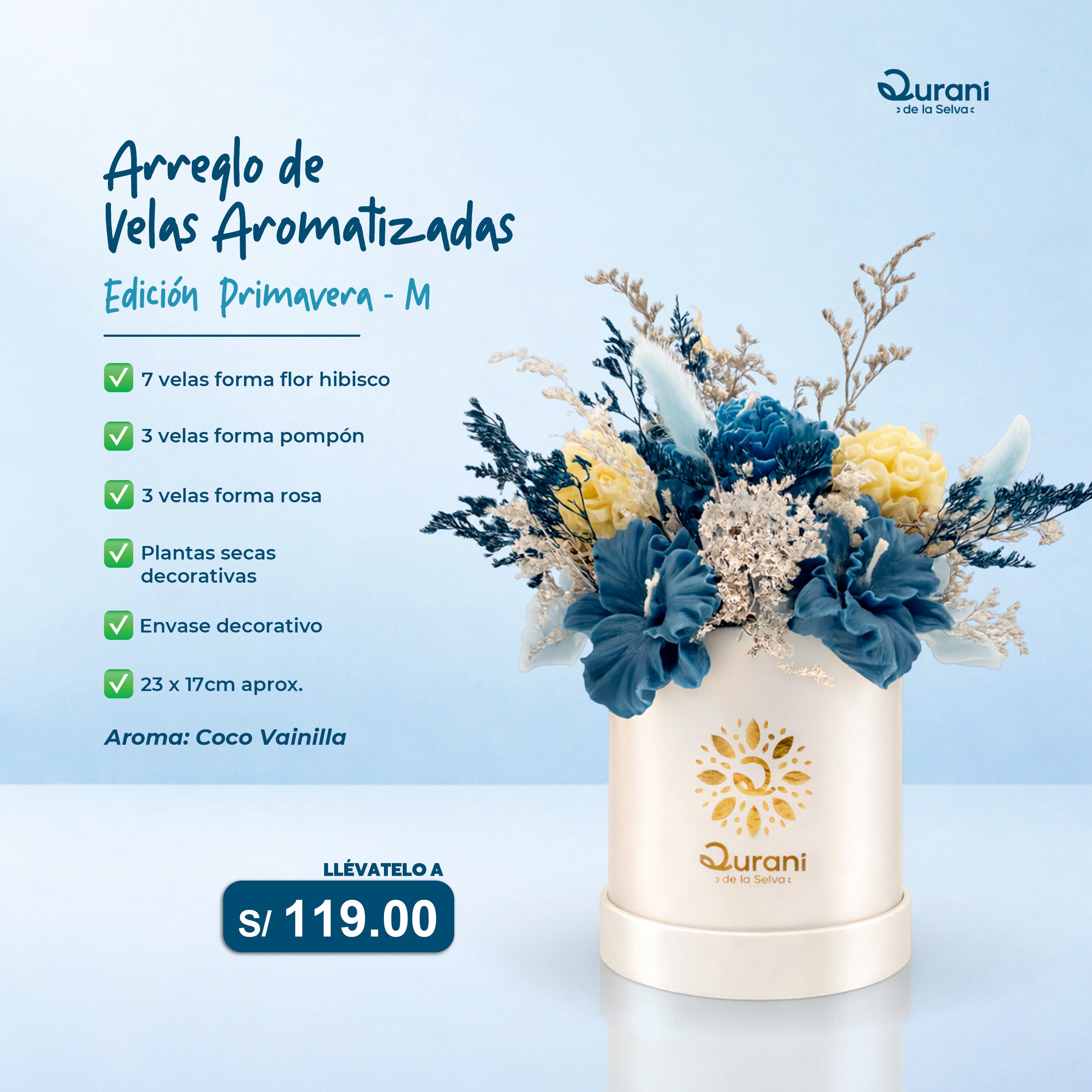 Arreglo de Velas Primavera M