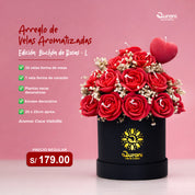 Arreglo de Velas Buchón de Rosas