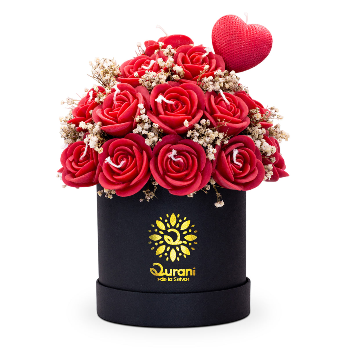Arreglo de Velas Buchón de Rosas L