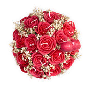 Arreglo de Velas Buchón de Rosas