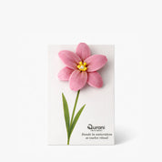 Vela floral artesanal