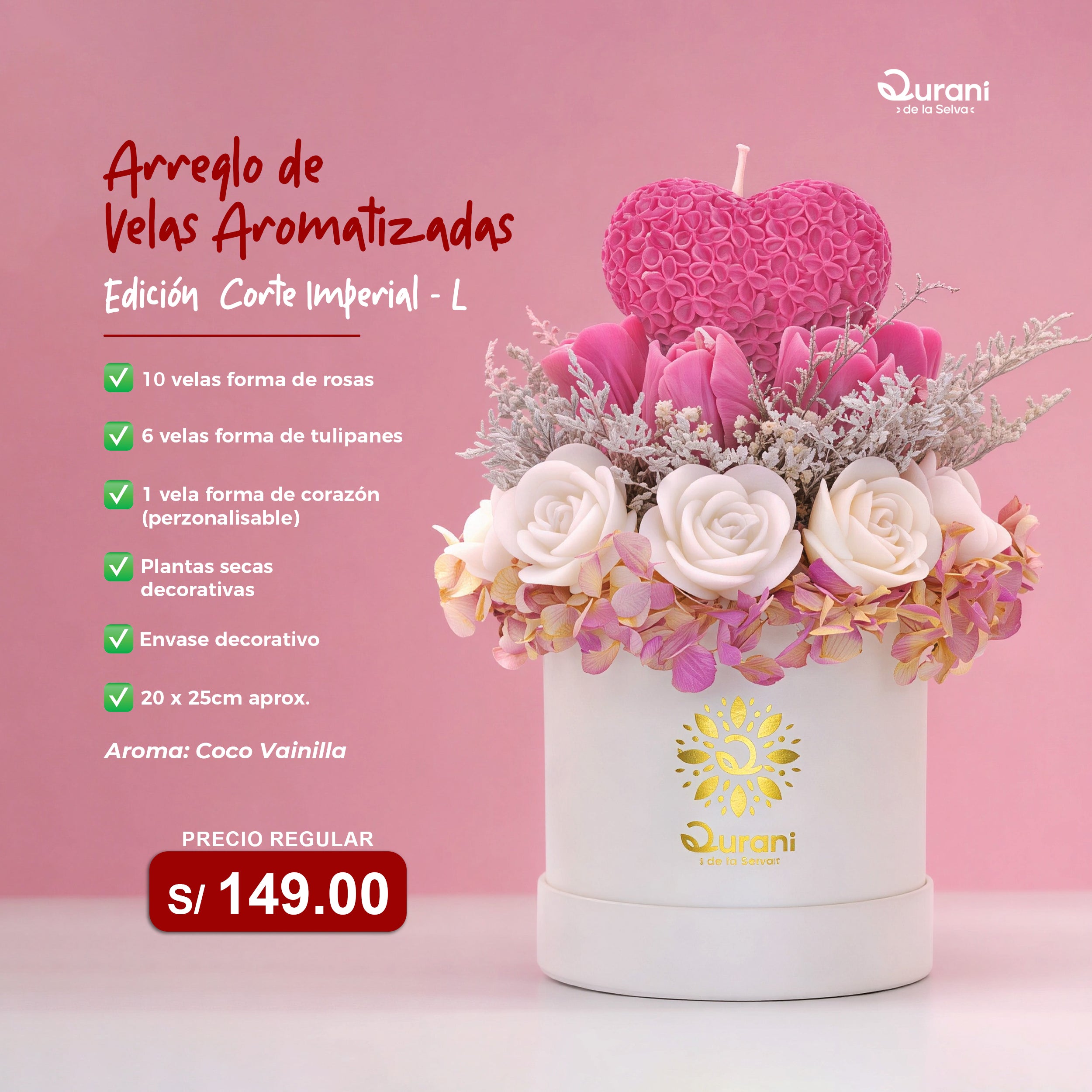 Arreglo de Velas Corte Imperial