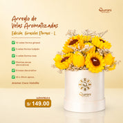 Arreglo de Velas Girasoles Eternos L