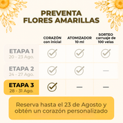 Arreglo de velas Bombón Rayito de Sol