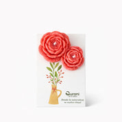 Vela floral artesanal