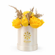 Arreglo de Velas Rosas Amarillas M