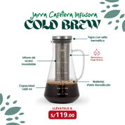 Jarra Cafetera - Infusora 1600ml
