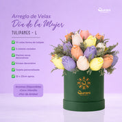 Arreglo de Velas Tulipanes L