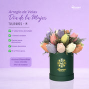 Arreglo de Velas Tulipanes M