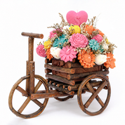 Arreglo de Velas Carruaje de Amor