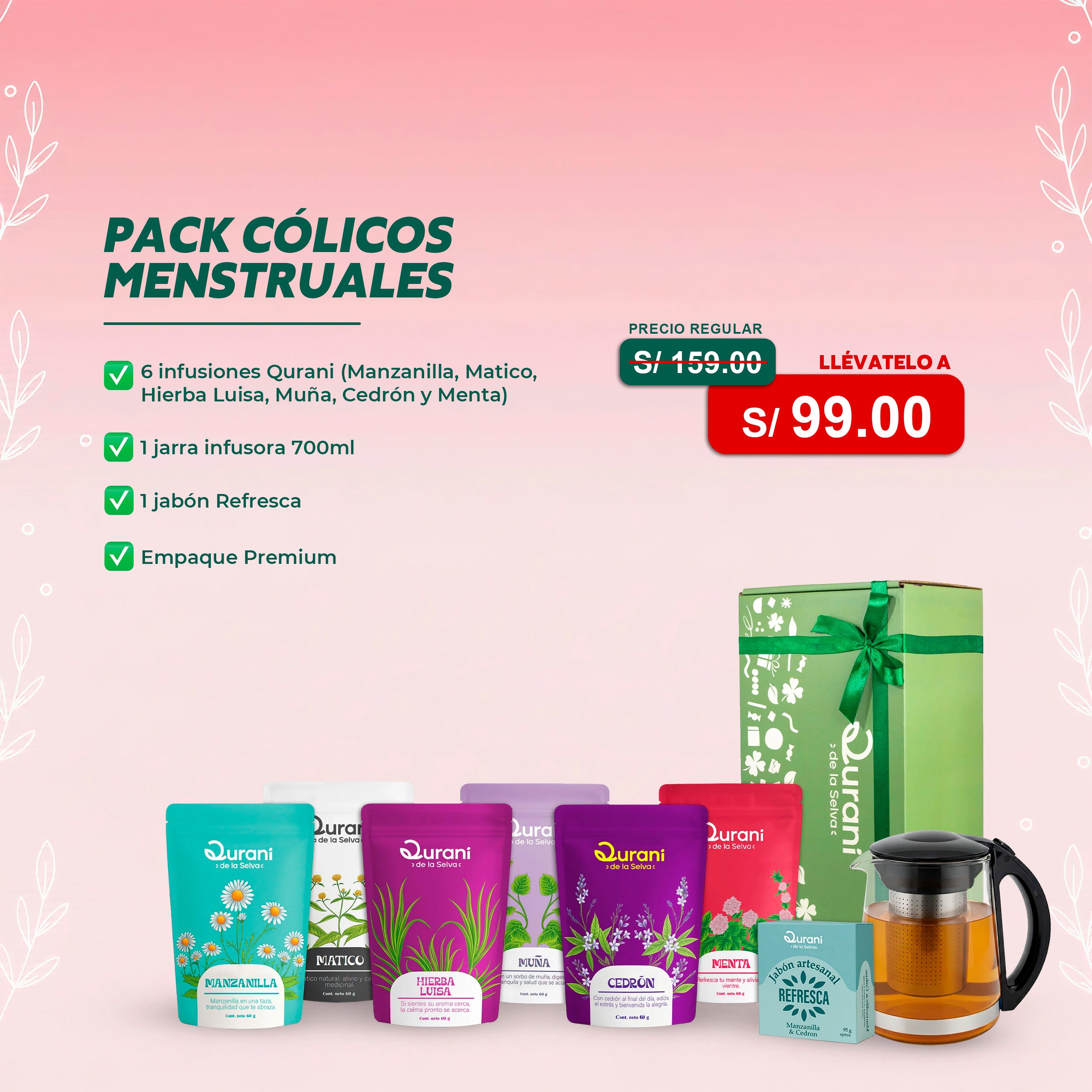 Pack Cólicos Menstruales - Elige tu presentación
