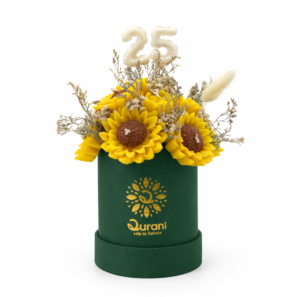 Arreglo de Velas Girasoles Eternos M