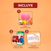 Arreglo de Velas Carruaje de Amor