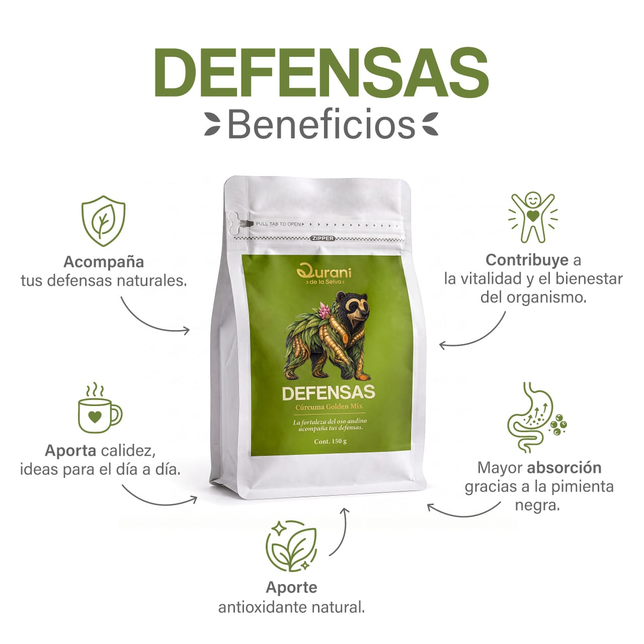 Cúrcuma Defensas 150g
