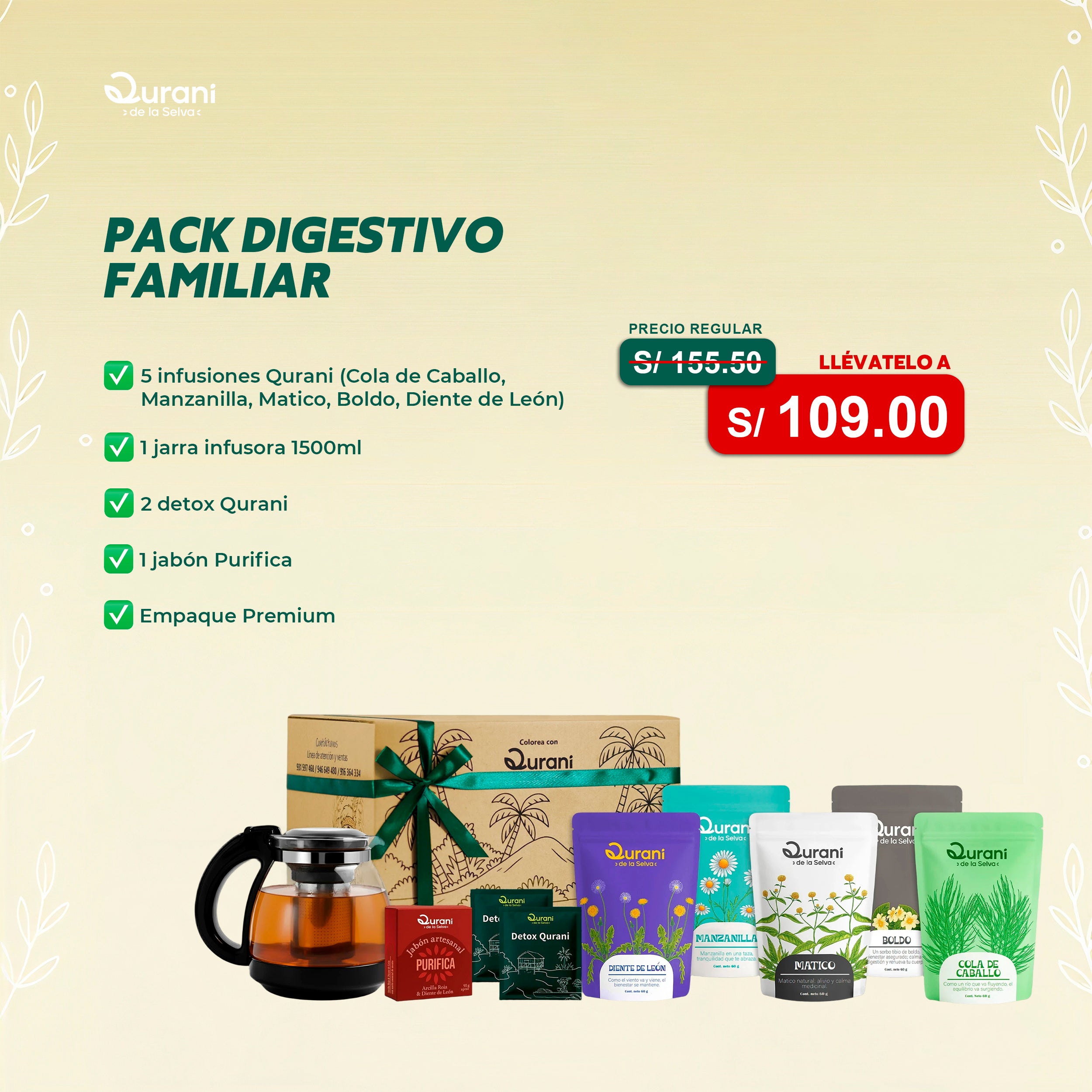 Pack Digestivo Familiar - Elige tu presentación