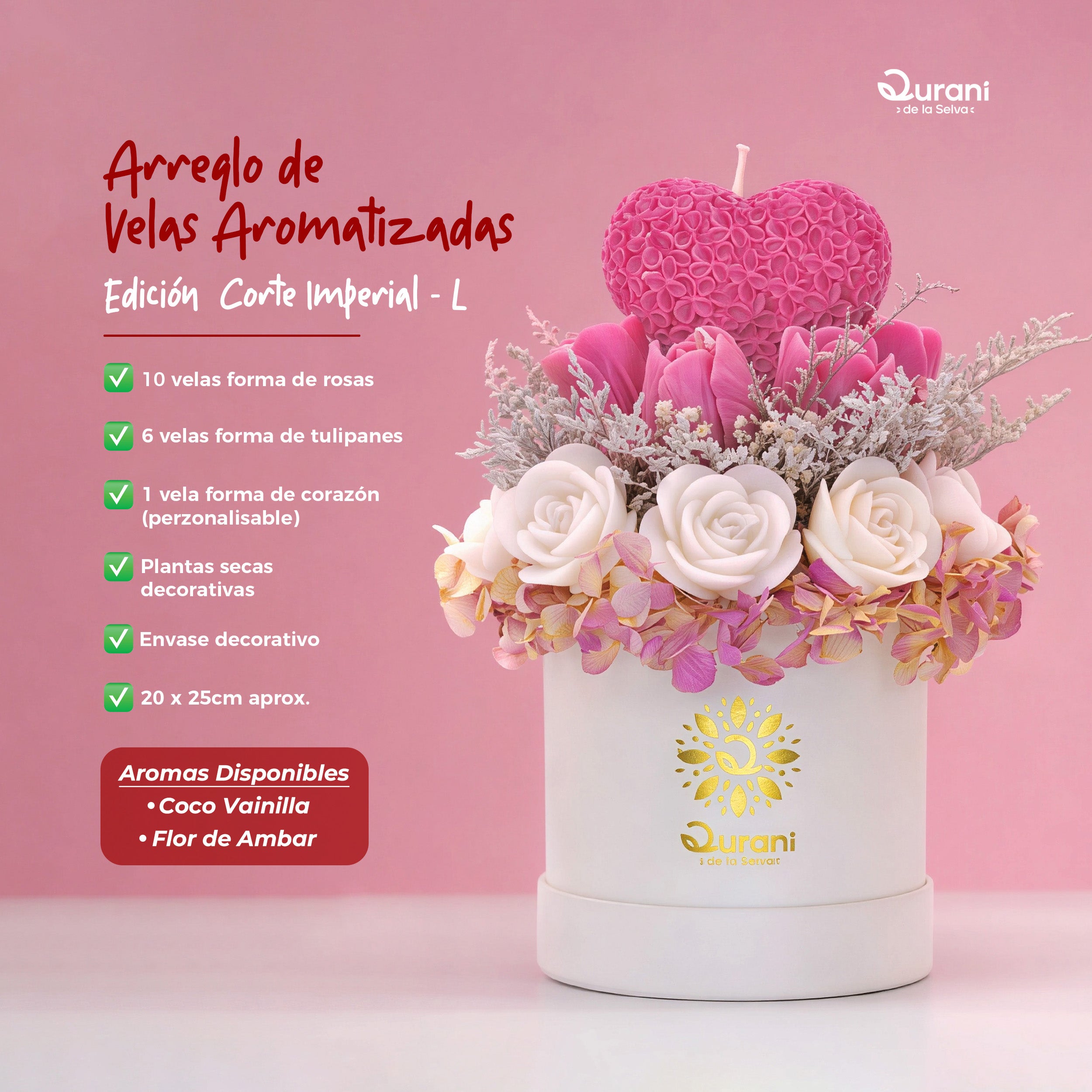 Arreglo de Velas Corte Imperial