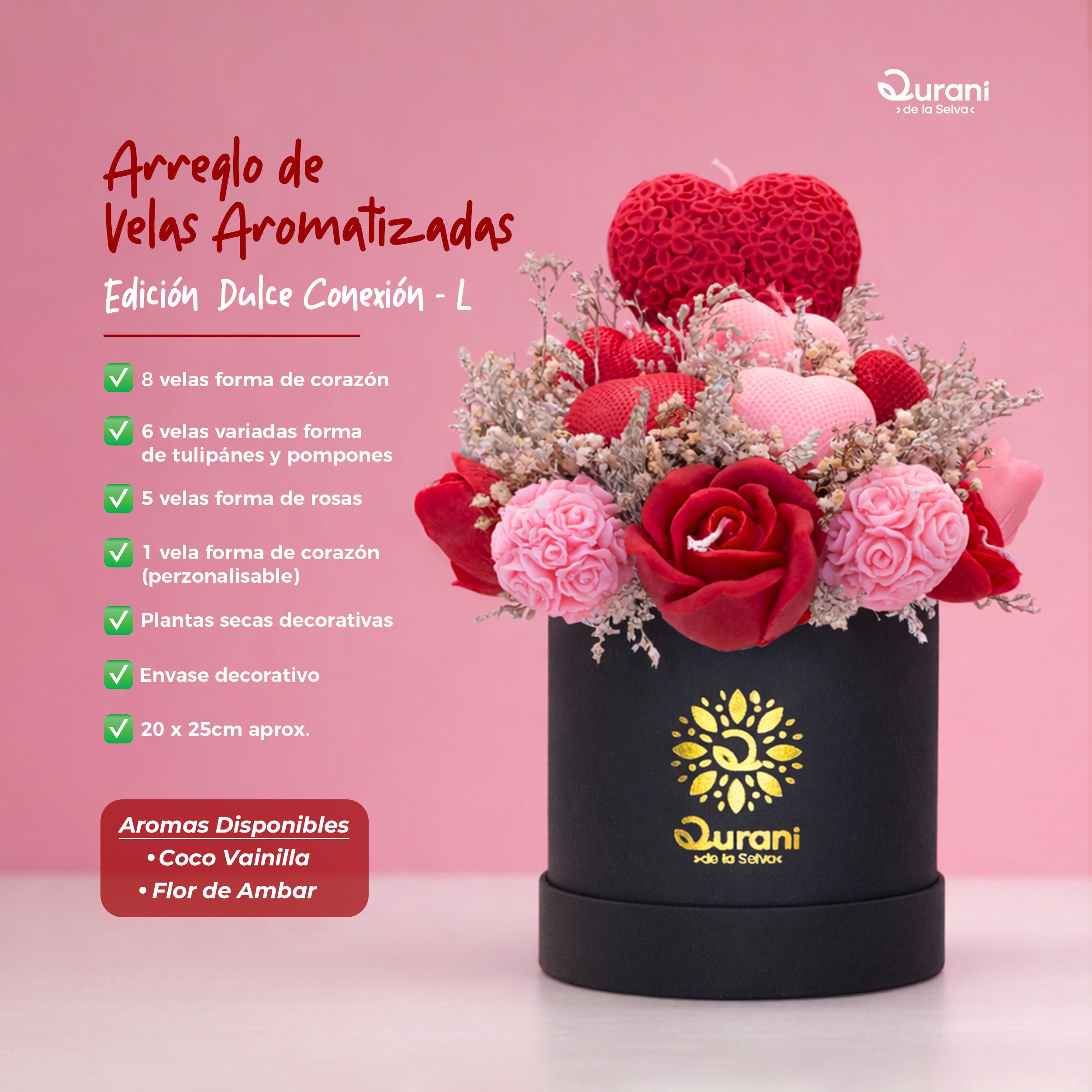 Arreglo de Velas Dulce Conexión