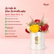 Arreglo de Velas Pasión Floral