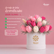 Arreglo de Velas Tulipanes L