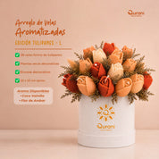 Arreglo de Velas Tulipanes L