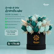 Arreglo de Velas Tulipanes