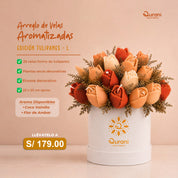 Arreglo de Velas Tulipanes