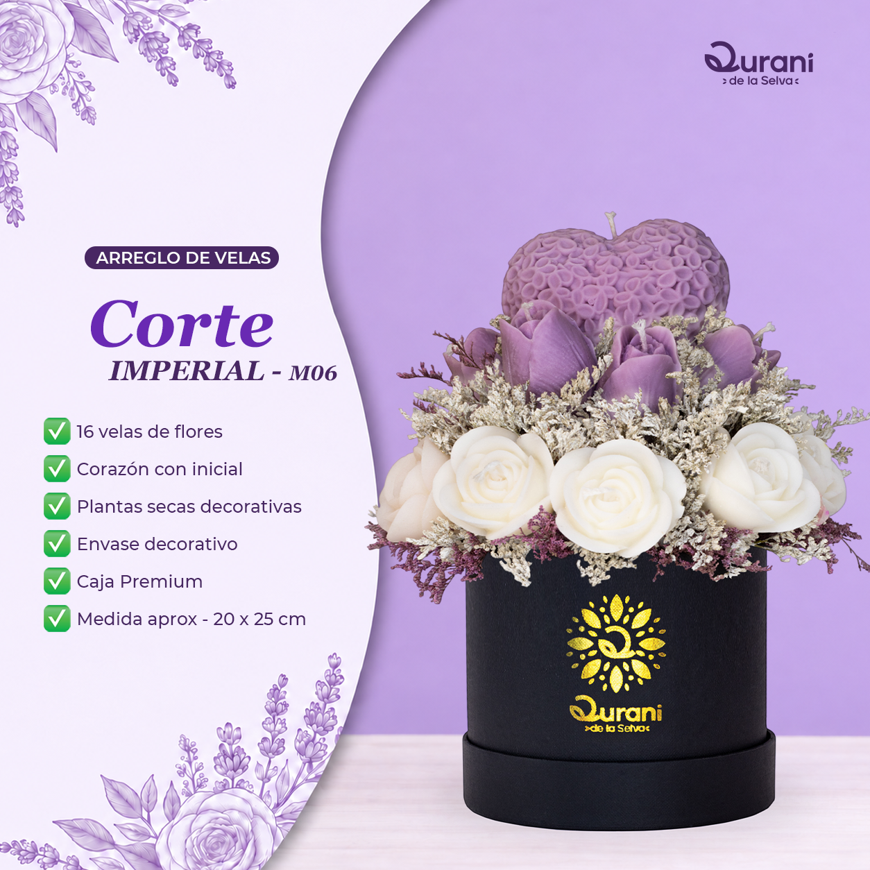 Arreglo Corte Imperial Lila