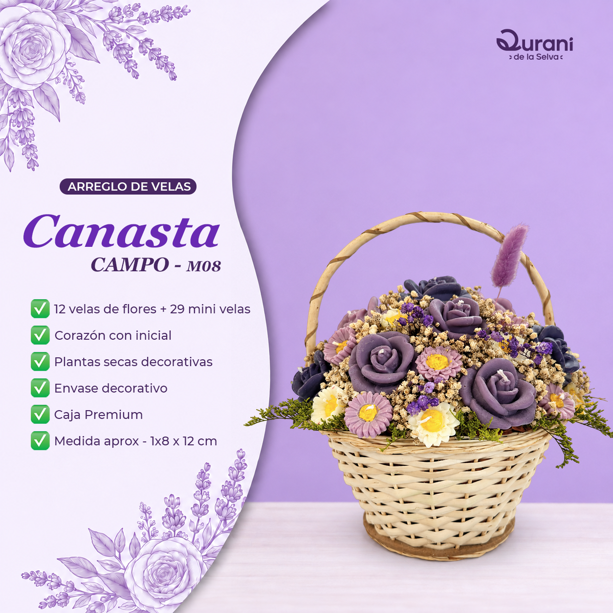 Canasta Lila · Campo