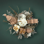 Arreglo de Velas Rosa de Navidad