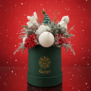 Arreglo de Velas Espíritu Navideño