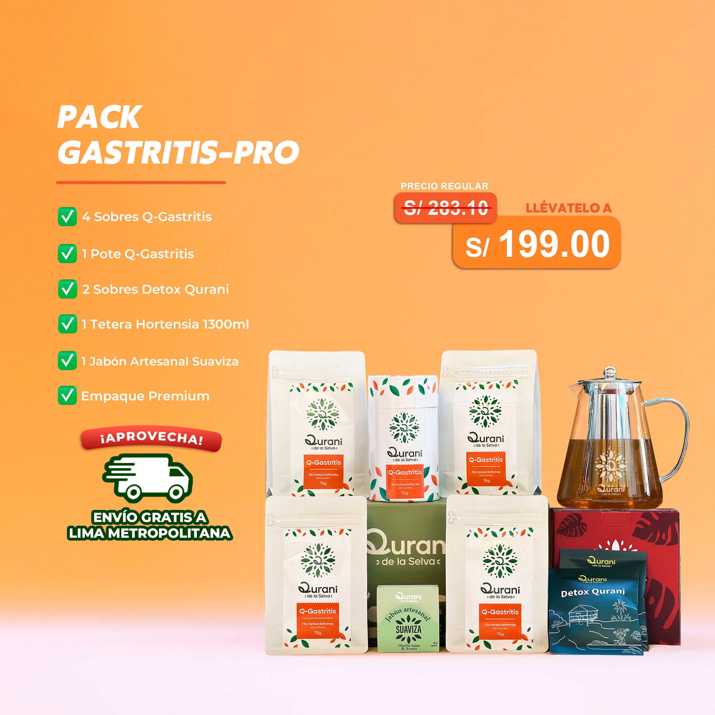 Pack Gastritis Pro | Elige tu presentación