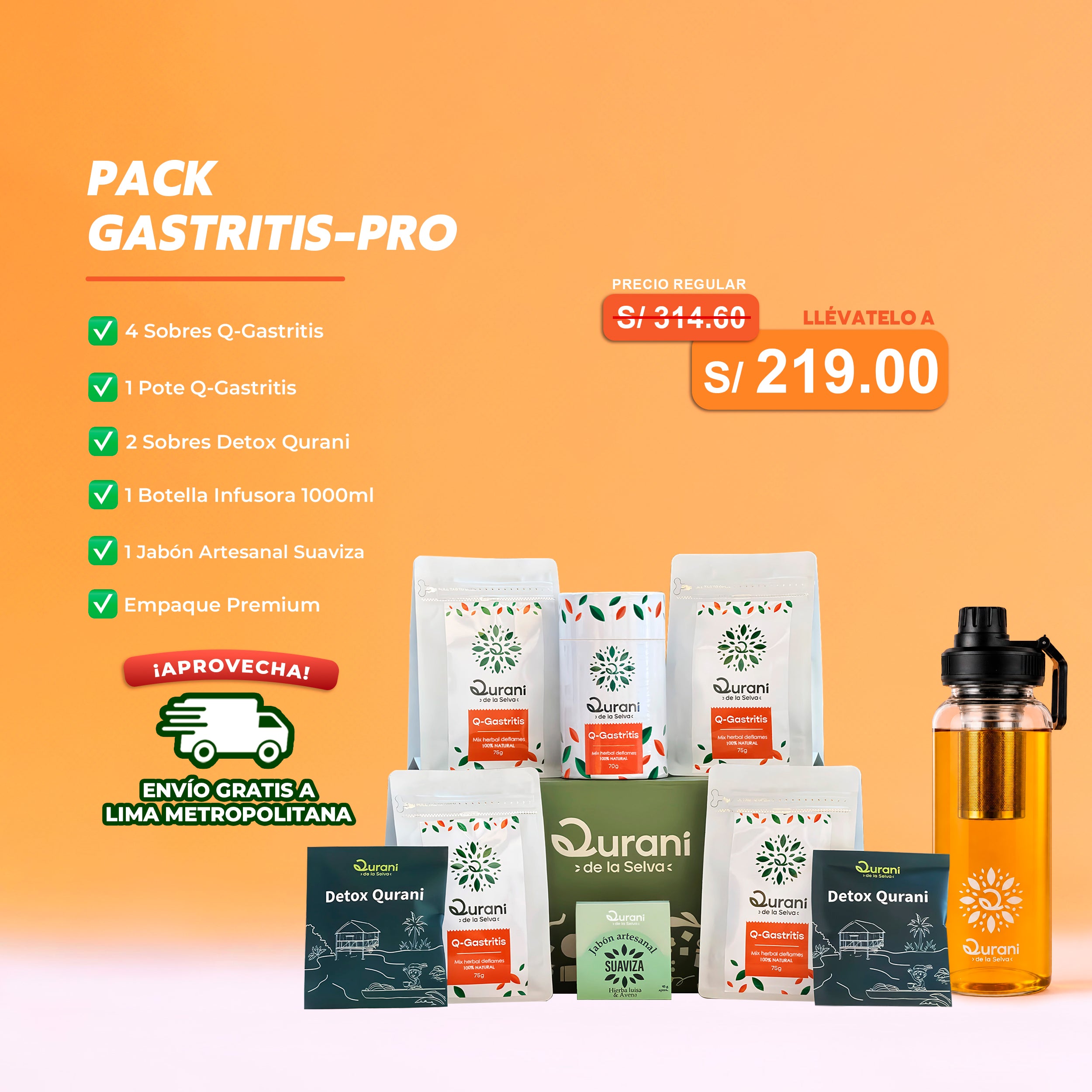 Pack Gastritis Pro | Elige tu presentación