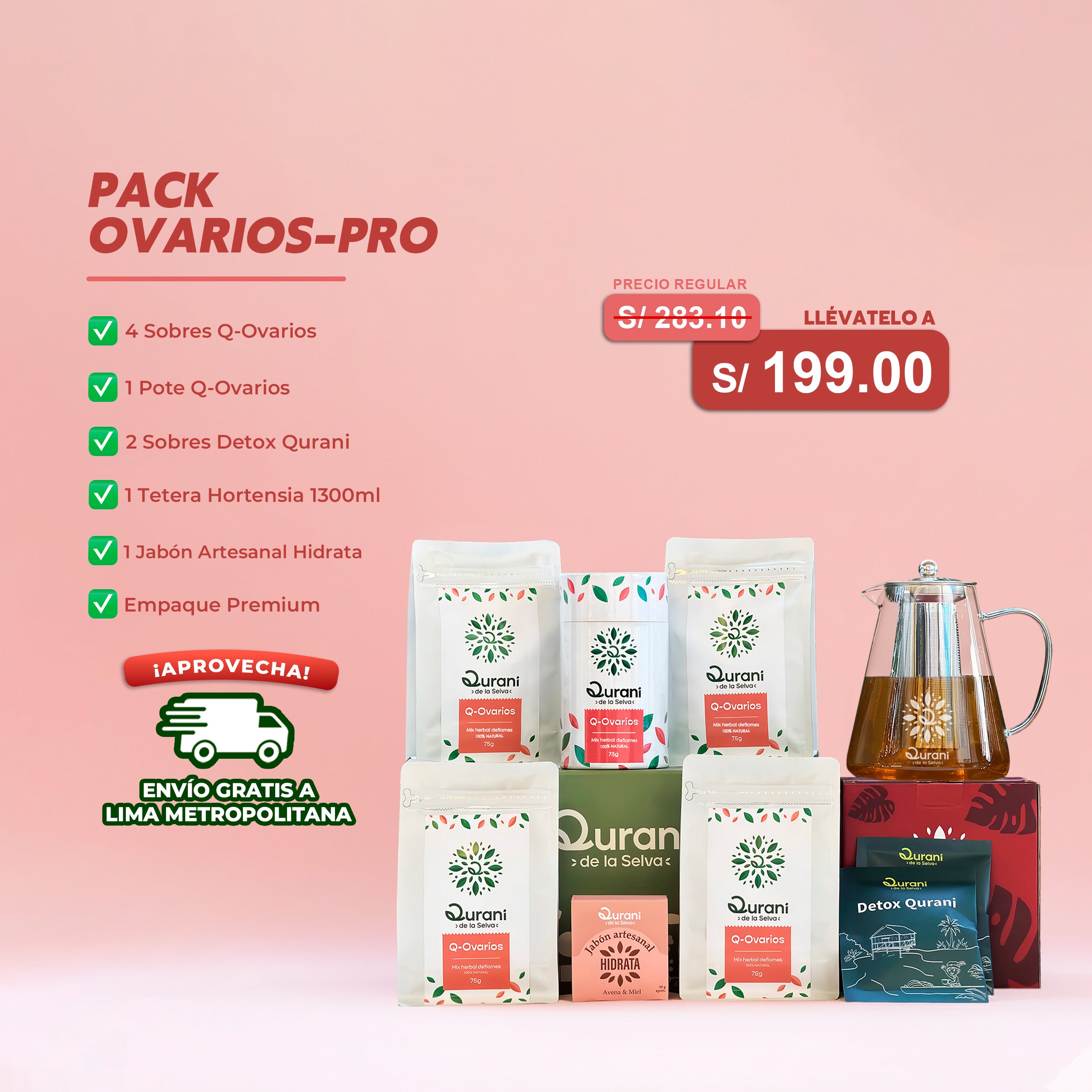 Pack Ovarios Pro | Elige tu presentación
