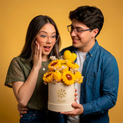 Arreglo de Velas Girasoles Eternos