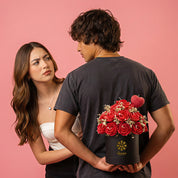 Arreglo de Velas Buchón de Rosas