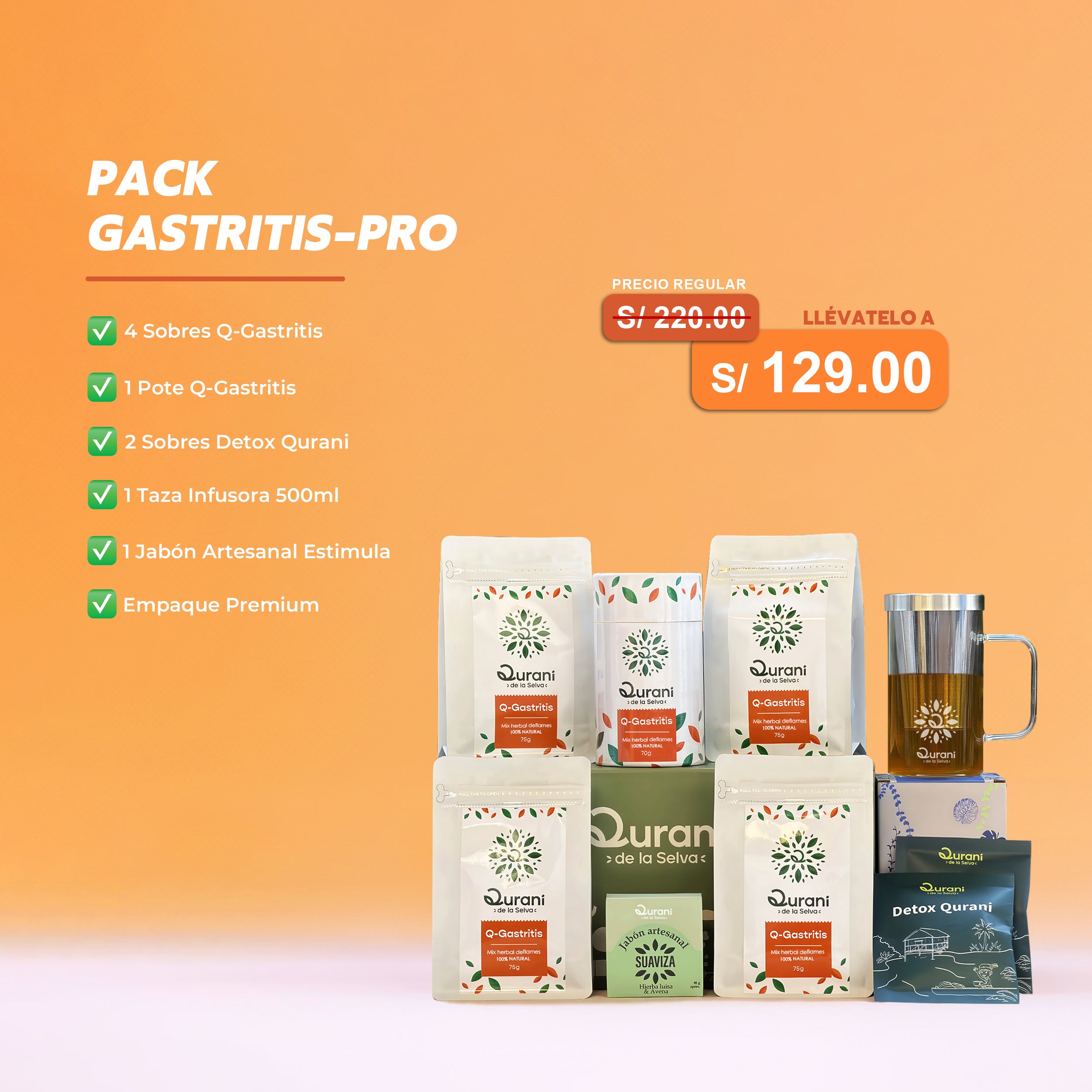 Pack Gastritis Pro - Elige tu presentación