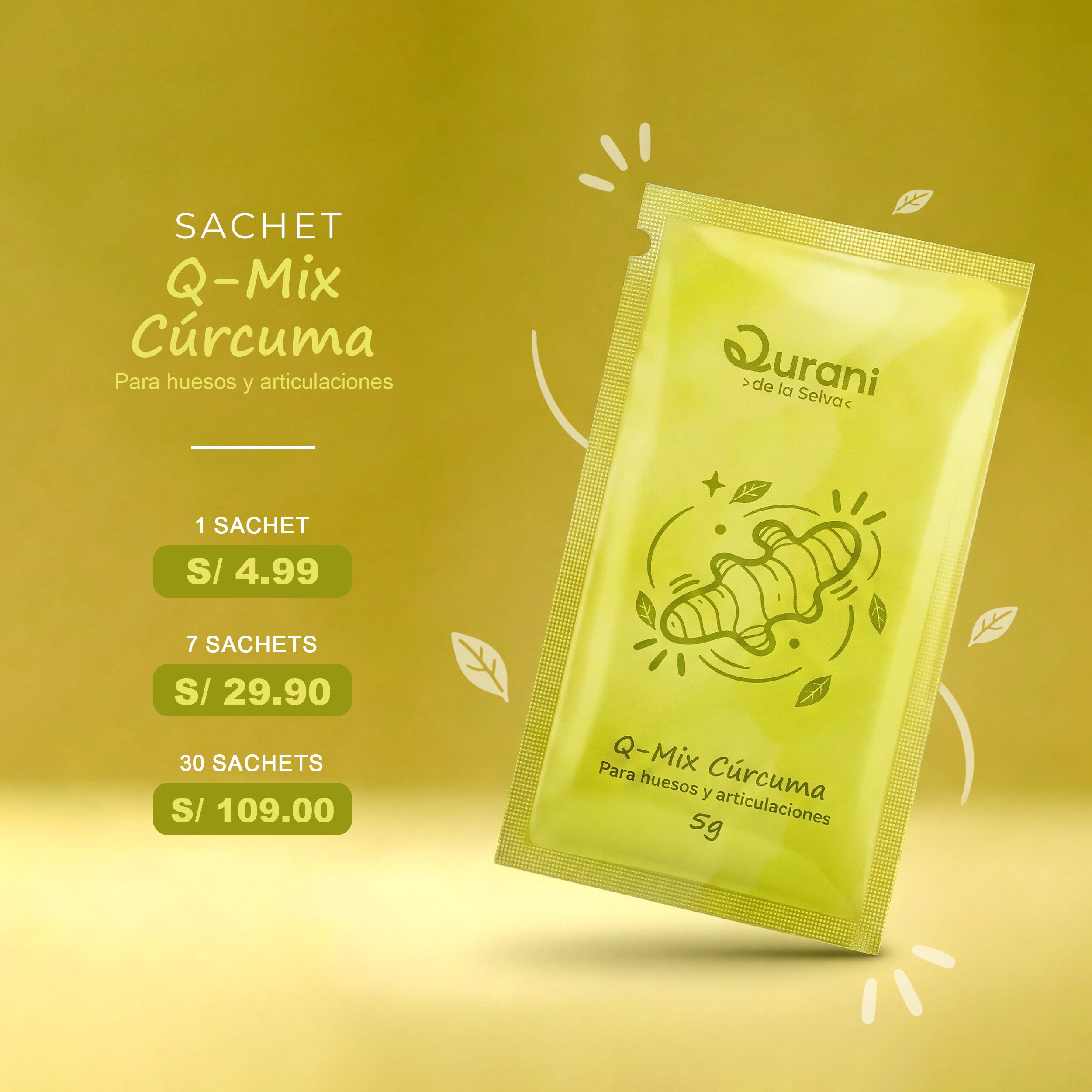 Qurani Mix cúrcuma 5g
