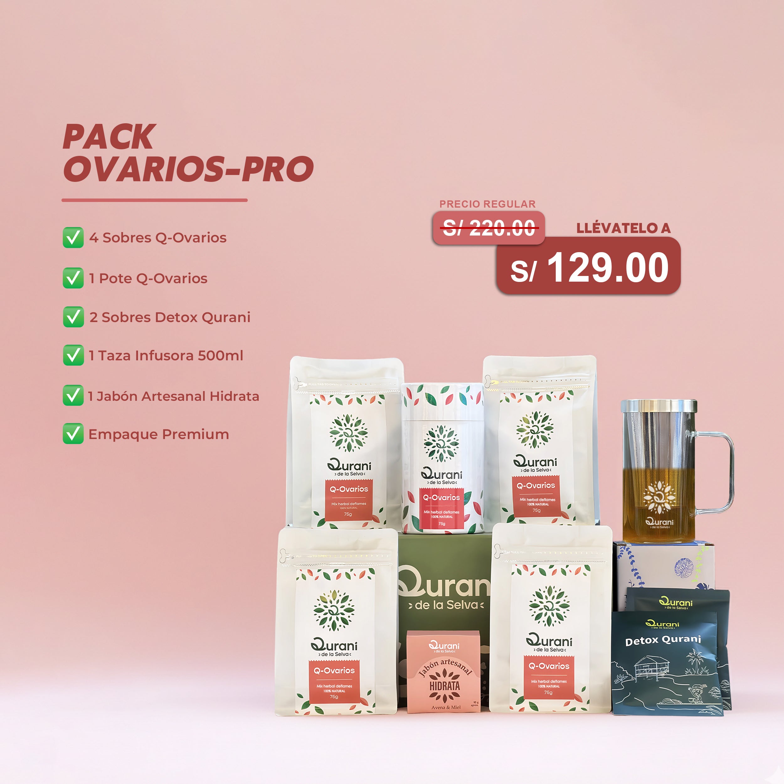 Pack Ovarios Pro - Elige tu presentación