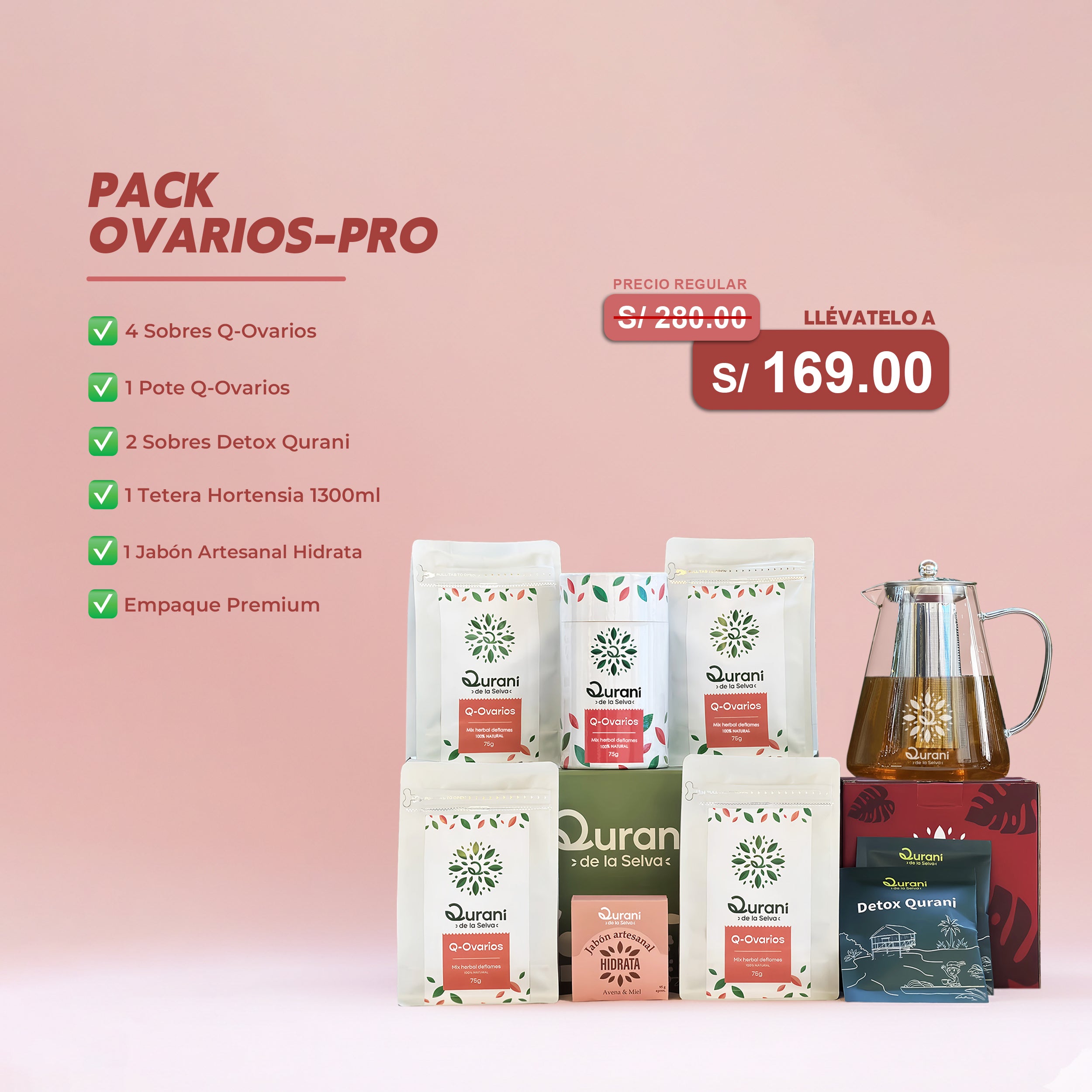 Pack Ovarios Pro - Elige tu presentación