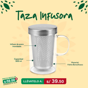 Taza infusora premium