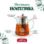 Tetera infusora Hortensia 1300ml
