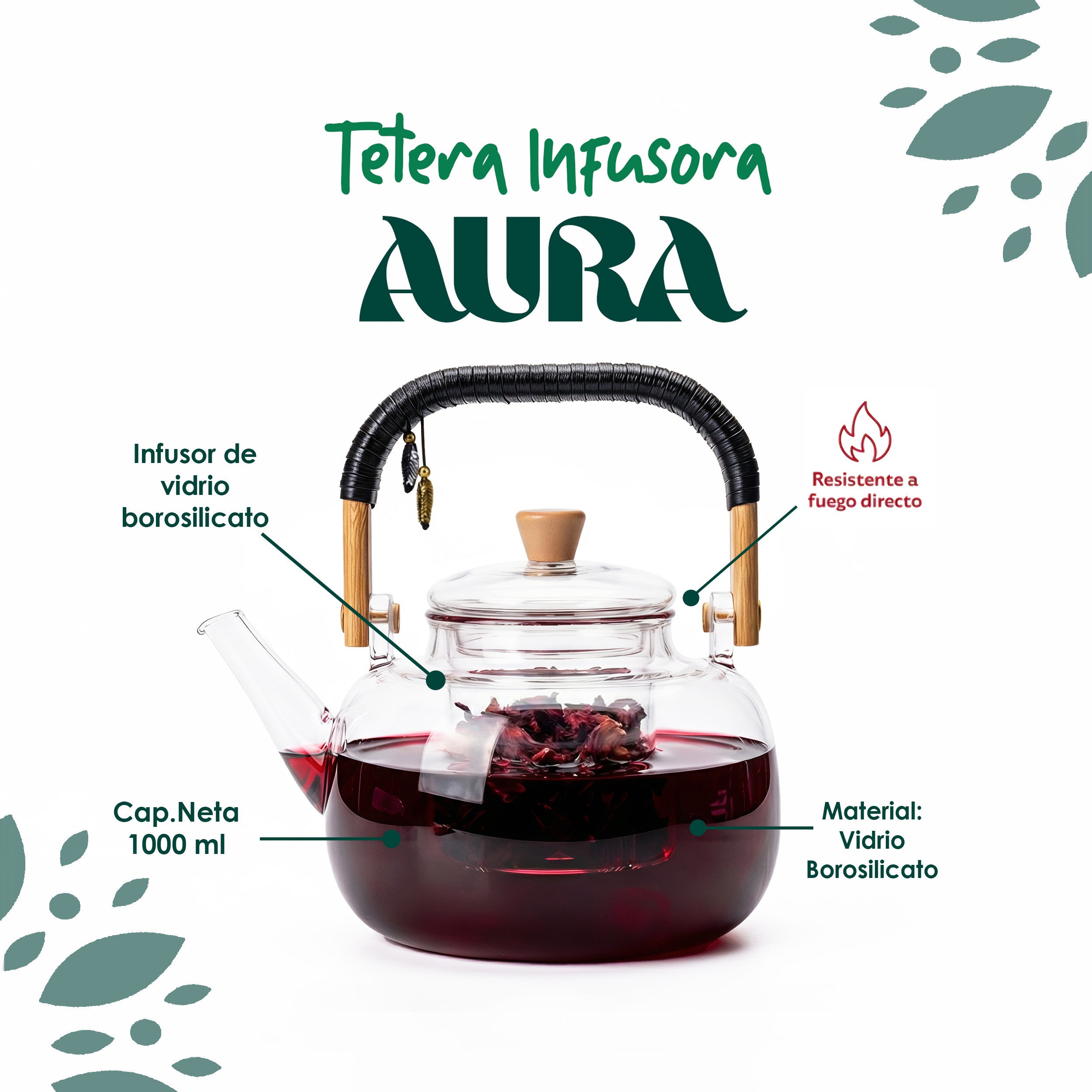 Tetera infusora Aura 1000ml