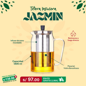 Tetera infusora Jazmin